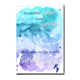 Personalised Incredible Babies Need Incredible Parents Like You