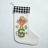 Personalised Gingerbread Man Stocking