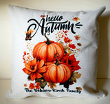 Personalised Family Hello Autumn