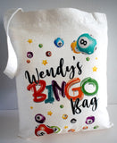 Personalised Rainbow Tote Bingo Bag