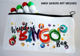 Personalised Rainbow Bingo Pen Case