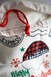 Personalised Santa Face Christmas Sack