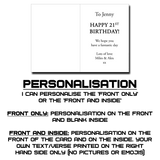 Personalised Rainbow Gaming Birthday Card