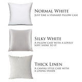 Personalised Christmas Family Pillowcase / Cushion - Flying Santa