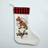 Personalised T-Rex Stocking