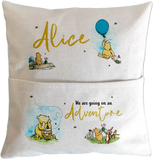 Personalised Winnie The Pooh Themed Pillow