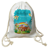 Personalised Fairy Cartoon Drawstring Bag
