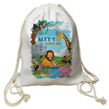 Personalised Animals Drawstring Bag