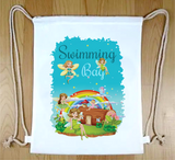 Personalised Fairy Cartoon Drawstring Bag