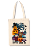 Personalised Halloween Bag Gift Sweets Boy Girl Pumpkins Ghost Bat Cat Cartoon
