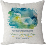 Personalised Blue Baby Boy Baby Scan Pillow