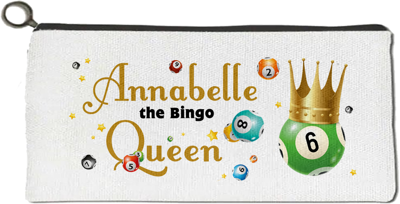 BINGO QUEEN Gift Personalised Bingo Gift Bingo Cushion Custom