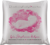 Personalised Pink Baby Girl Baby Scan Pillow