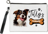 Personalised Border Collie Treat Bag