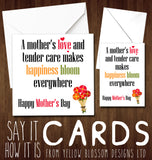 A Mother's Love And Tender Care Makes Happiness Bloom Everywhere