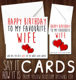 Happy Birthday To My Favourite Husband Wife Girlfriend Boyfriend