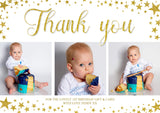 Stars Everywhere - Custom Personalised Thank You Cards - Yellow Blossom Designs Ltd