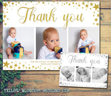 Stars Everywhere - Custom Personalised Thank You Cards - Yellow Blossom Designs Ltd