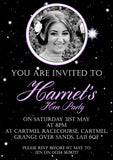 Adult Birthday Invitations Female Male Unisex Joint Party Her Him For Her - Stars Night Sky Girlie ~ QUANTITY DISCOUNT AVAILABLE