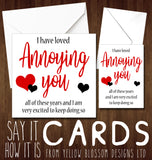 I Have Loved Annoying You All These Years - Yellow Blossom Designs Ltd