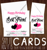 Happy Birthday Card To My Best Friend ~ Own Jokes Stupid People Sane