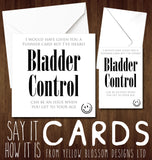 Bladder Control Can Be An Issue When You Get To Your Age