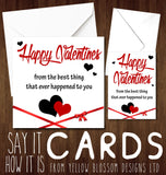 Funny Valentines Card Her Wife Partner Girlfriend Husband Him Boyfriend Best