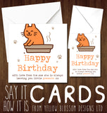 Happy Birthday From The Cat
