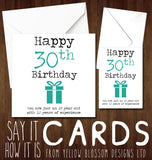 30th Birthday ~ You Are Just An 18 Year Old With 12 Years Experience