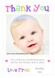 Cute Thank You Cards With Photos - Custom Personalised Thank You Cards - Yellow Blossom Designs Ltd