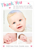 Modern Thank You Cards With Photos - Custom Personalised Thank You Cards - Yellow Blossom Designs Ltd