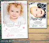 Star Bunting Thank You Cards With Photo - Custom Personalised Thank You Cards - Yellow Blossom Designs Ltd