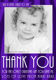 Striped Thank You Cards - Custom Personalised Thank You Cards - Yellow Blossom Designs Ltd