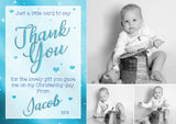 Rainbow Thank You Cards - Custom Personalised Thank You Cards - Yellow Blossom Designs Ltd
