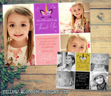 10 Personalised Unicorn Thank You Cards Photo Birthday Magical New Baby Thank You Notes Kids Children Twins Boy Girl Unisex