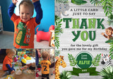Africa Wooden - Custom Personalised Thank You Cards - Yellow Blossom Designs Ltd