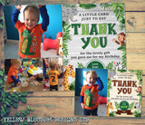 Africa Wooden - Custom Personalised Thank You Cards - Yellow Blossom Designs Ltd