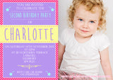 Boys Girls Twins Adult Kid Joint Party Invitations - Children's Kids Child Birthday Invites Twin Joint Party Unisex Printed. 18th 21st 30th 40th 50th 60th ~ QUANTITY DISCOUNT AVAILABLE - YellowBlossomDesignsLtd