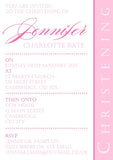 Photo Celebration Party - Christening Invitations Joint Boy Girl Unisex Twins Baptism Naming Day Ceremony Celebration Party ~ QUANTITY DISCOUNT AVAILABLE