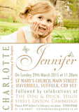 Classic Photo Celebration Party - Christening Invitations Joint Boy Girl Unisex Twins Baptism Naming Day Ceremony Celebration Party ~ QUANTITY DISCOUNT AVAILABLE - YellowBlossomDesignsLtd