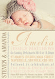 Classic Photo Celebration Party - Christening Invitations Joint Boy Girl Unisex Twins Baptism Naming Day Ceremony Celebration Party ~ QUANTITY DISCOUNT AVAILABLE - YellowBlossomDesignsLtd