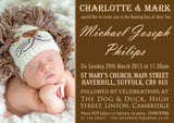 Beautiful Photo Invites - Christening Invitations Joint Boy Girl Unisex Twins Baptism Naming Day Ceremony Celebration Party ~ QUANTITY DISCOUNT AVAILABLE - YellowBlossomDesignsLtd
