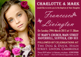 Beautiful Photo Invites - Christening Invitations Joint Boy Girl Unisex Twins Baptism Naming Day Ceremony Celebration Party ~ QUANTITY DISCOUNT AVAILABLE - YellowBlossomDesignsLtd