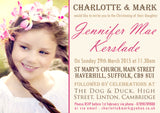 Beautiful Photo Invites - Christening Invitations Joint Boy Girl Unisex Twins Baptism Naming Day Ceremony Celebration Party ~ QUANTITY DISCOUNT AVAILABLE - YellowBlossomDesignsLtd