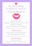 Our Little Lady Gentleman - Christening Invitations Joint Boy Girl Unisex Twins Baptism Naming Day Ceremony Celebration Party ~ QUANTITY DISCOUNT AVAILABLE