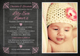 Personalised Christening Naming Day Baptism Celebration Invitations Photo Invites
