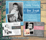 Dalmask Photo Christening Baptism Ceremony Naming Day Invitations