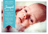 Full Photo Christening Baptism Ceremony Naming Day Invites