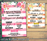 Premium Birthday / Christening Invitations