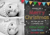 Bundle Of Kids Personalised Christmas Greeting Card Pack